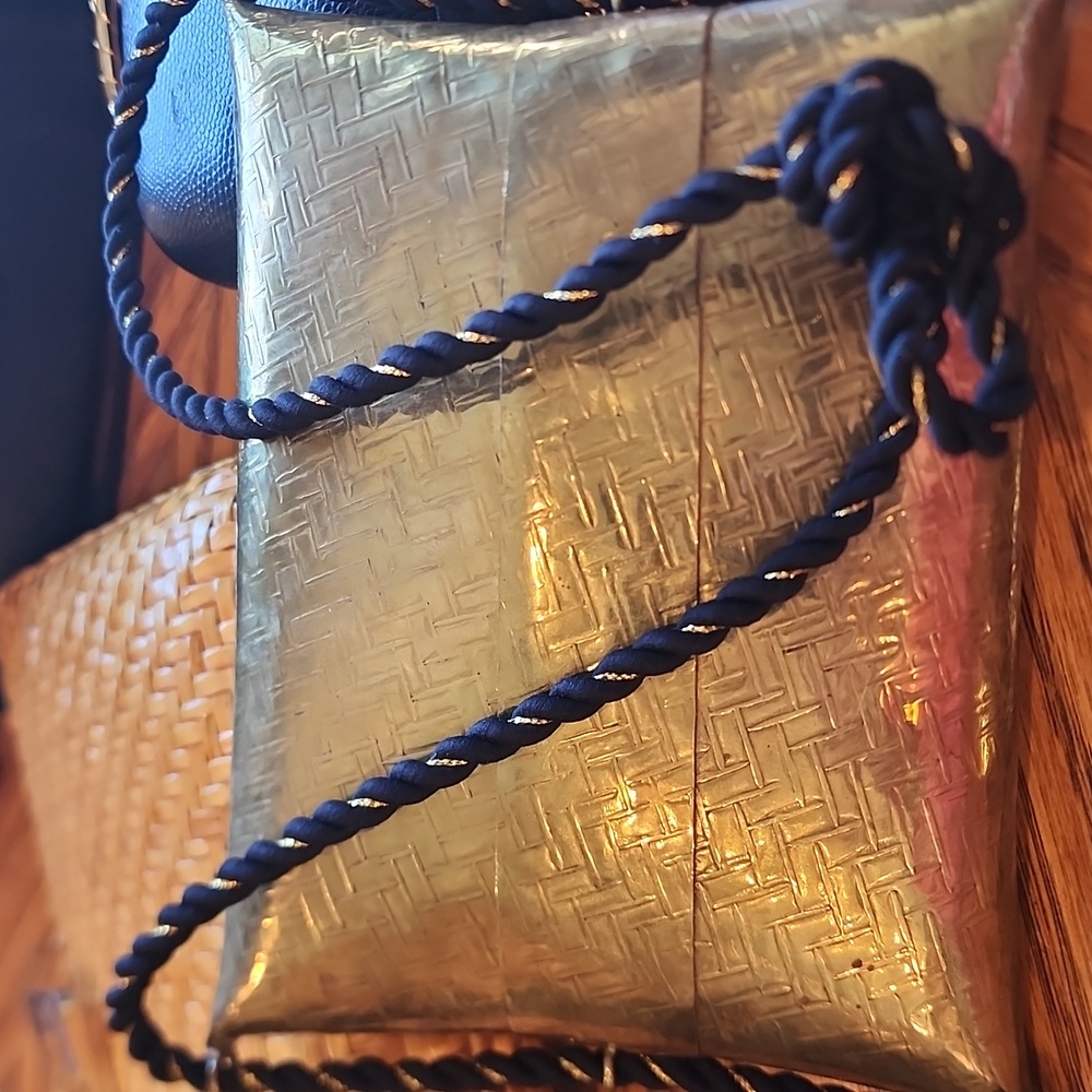 Vintage Brass Pillow Purse